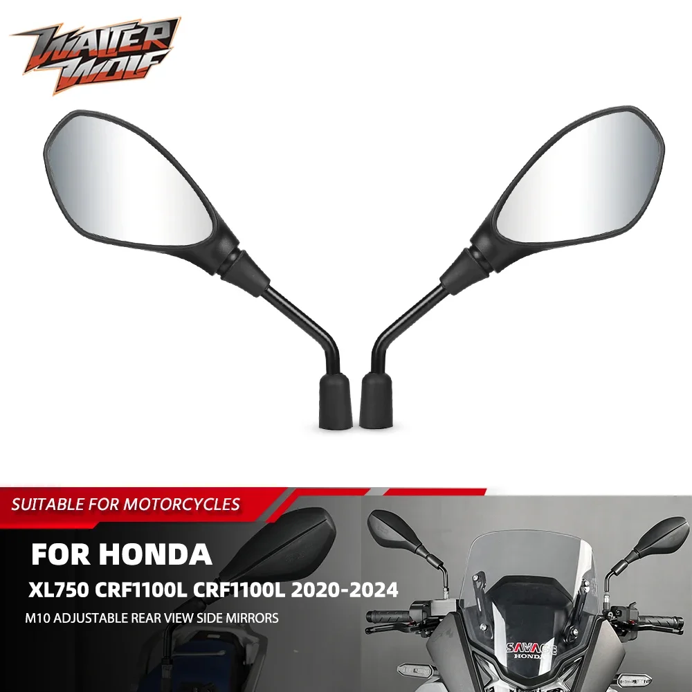 

2024 XL750 M10 ABS Adjustable Rear View Side Mirrors For Honda XL 750 Transalp CRF 1100L Africa Twin 1100 Adventure Motorcycle