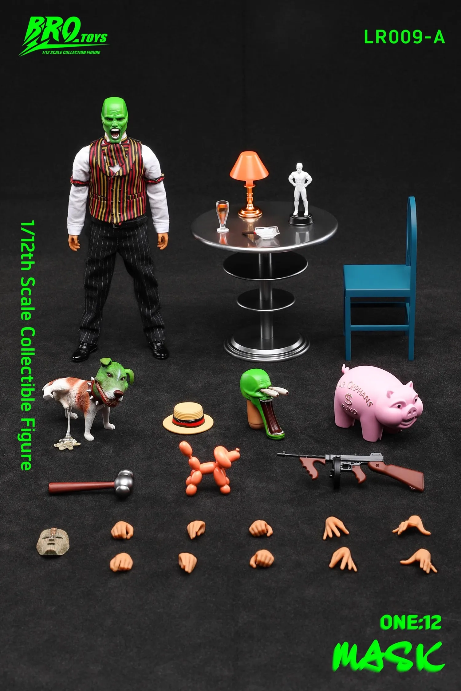 

【В наличии】BROTOYS LR009 A The Mask Фигурки Аниме Модель Коллекция игрушек Подарки 1/12