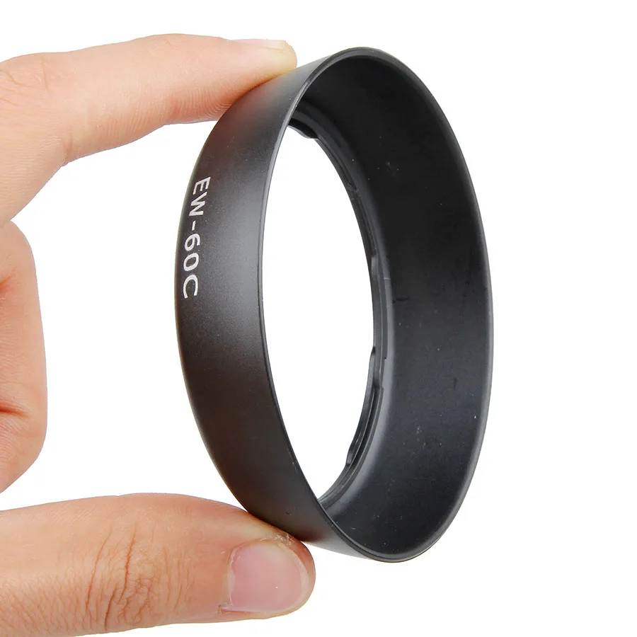 DSLR EW60C ดาบปลายปืนฝากเลนส์กล้องถ่ายรูปสำหรับ EF-S แคนนอน18-55มม. F/3.5-5.6คือ II ฟิลเตอร์เลนส์58มม.