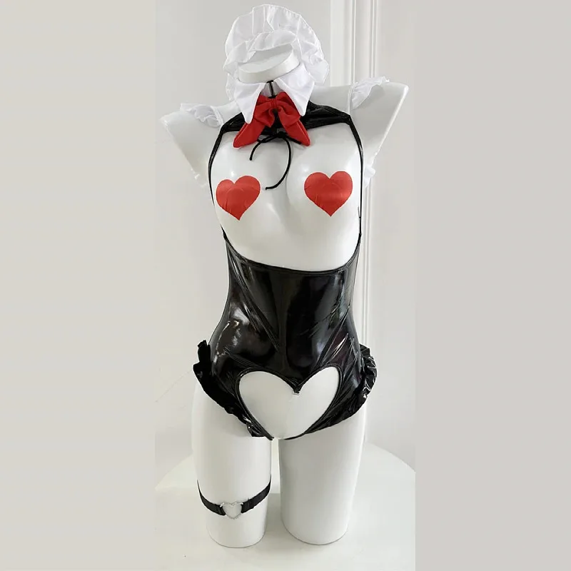 2025 Nuovo Anime Femminile Cuoco Cameriera Uniforme Costumi Cosplay Donne DELL'UNITÀ di elaborazione Della Tuta Del Grembiule Biancheria Intima Sexy Gioco di Ruolo Abiti Del Partito