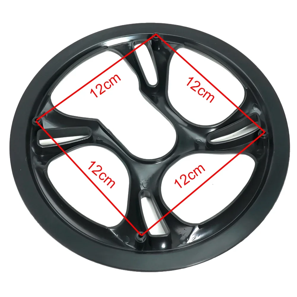 48T 12cm MTB Bike Crankset Chain Wheel Cover Guards Protector 4 Holes Bicycle Chain Wheels Ring Protective Covers Cycling Parts