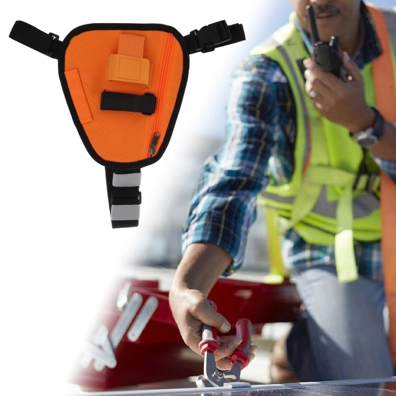 Voor Tweeweg Radio Walkie-Talkie Tactical-Vest Nylon Militaire Borst Uitrusten Holster Strap Met Verstelbare Schouder Stra