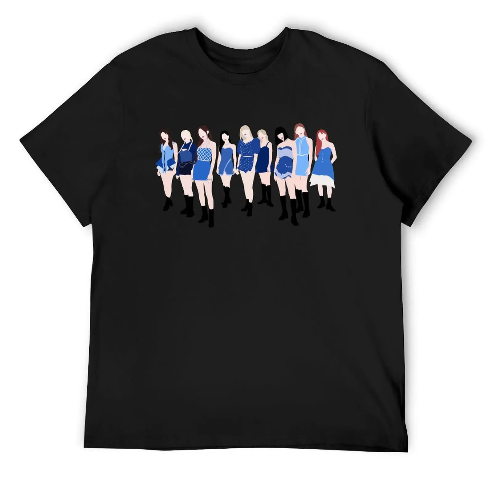 

Twice “I Can’t Stop Me” Denim Icon T-Shirt vintage anime shirt customizeds quick-drying mens fashion