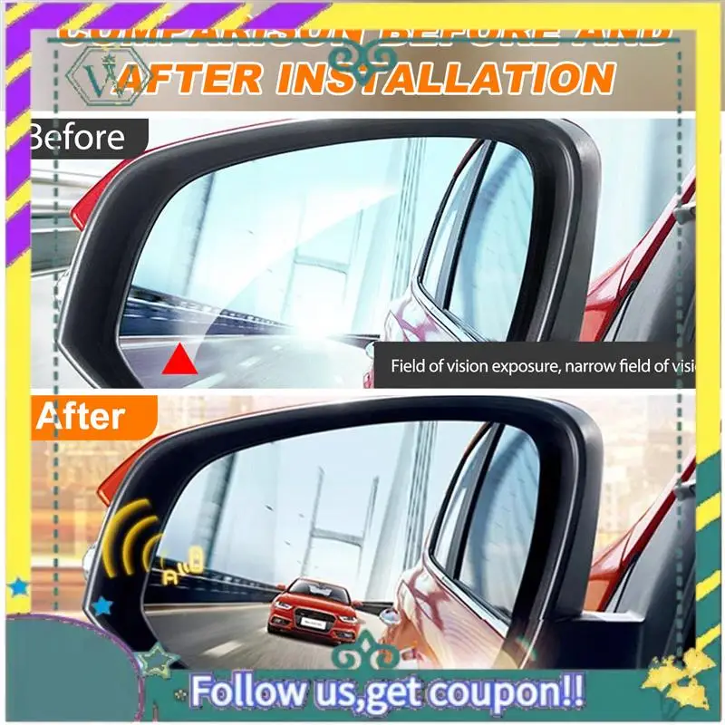 

Upgraded Car Reversing Mirror Lens Mirror Glass Lens With Heating Monitor Blind Spots For Mazda CX-5 2015-2016