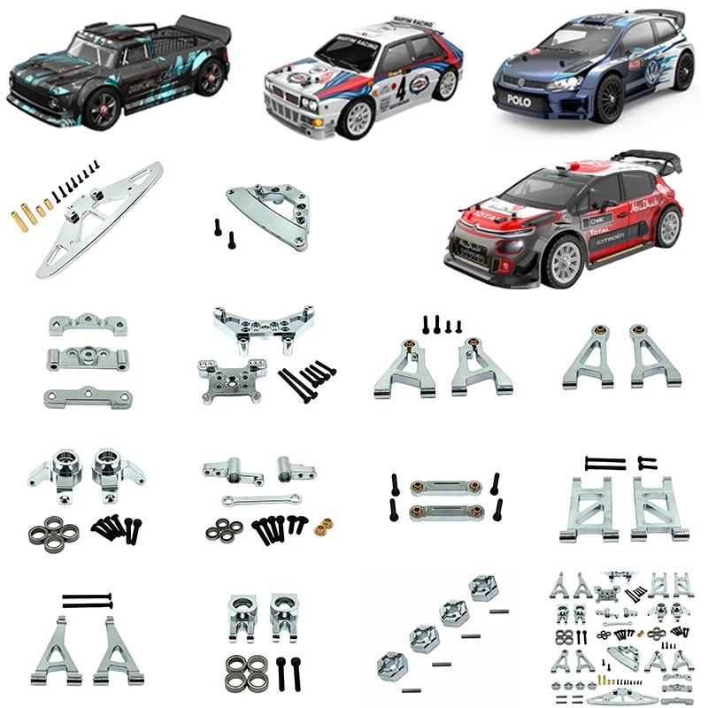 

MJX 1/14 14301 14302 14303 Радиоуправляемый автомобиль Металлическая рулевая чашка Верхний нижний поворотный рычаг Набор Амортизирующий башенный кронштейн Обновление стойки кузова Детали
