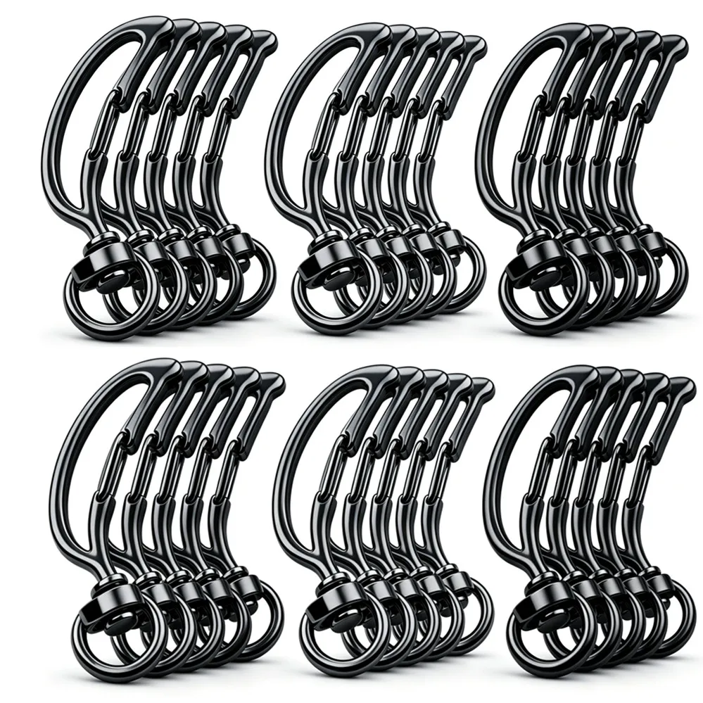 5-100pcs/lot Snap Hook Trigger Clips Buckles For Keychain Lobster Lobster Clasp Hooks for Necklace Key Ring Clasp Luggage