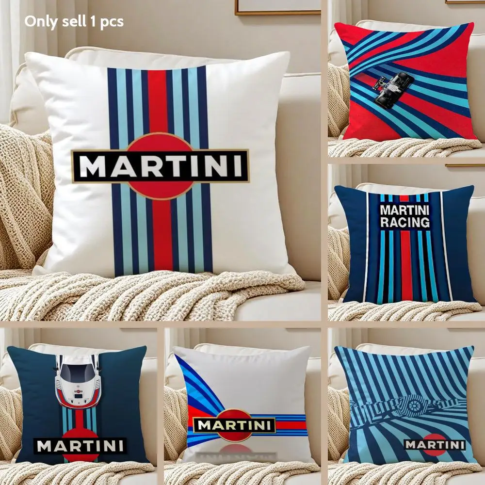 Car Cool M-MartiniES Cushion Cover Soft Short Plush Pillow Cover Smooth Cozy Texture Aesthetic Cushion Case Home Decor