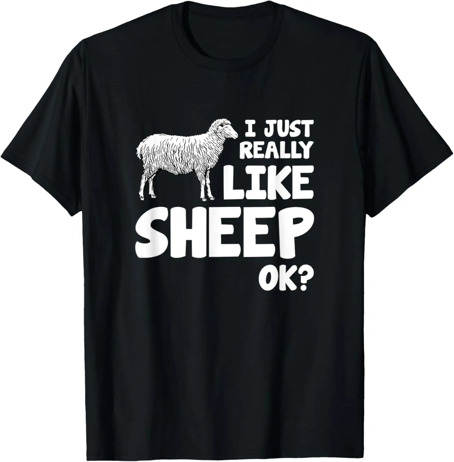 أنا فقط أحب تي شيرت الأغنام حقًا