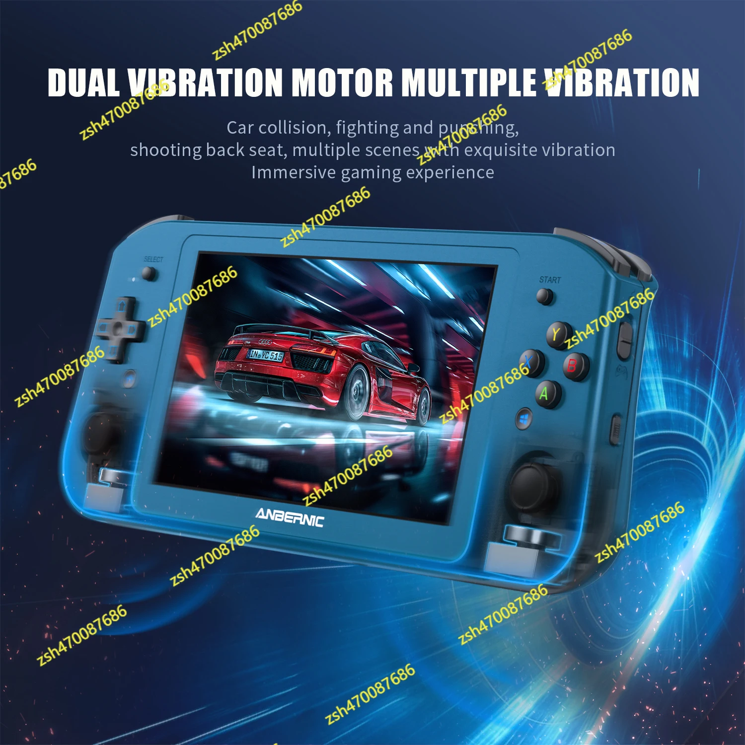 أزرق 1 تيرابايت + 16 جيجابايت وحدة تحكم ريترو محمولة كمبيوتر صغير للألعاب SteamOS WIN10 Batocera 5.94 بوصة مشغل ألعاب محمول