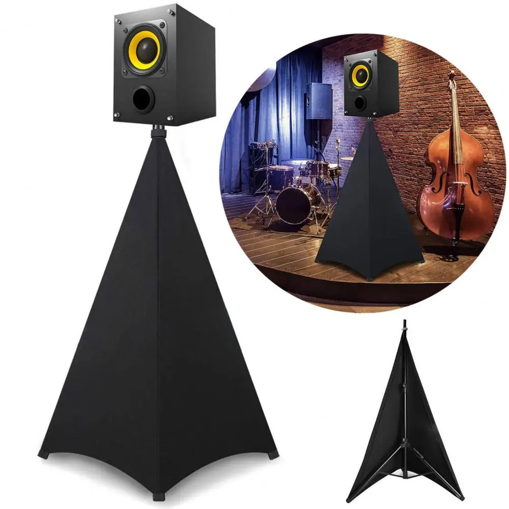 Excellent Lycra Speaker Stand Scrim Wrinkle-free Speaker Stand Cover Lycra Tripod Stand Skirt for Concert