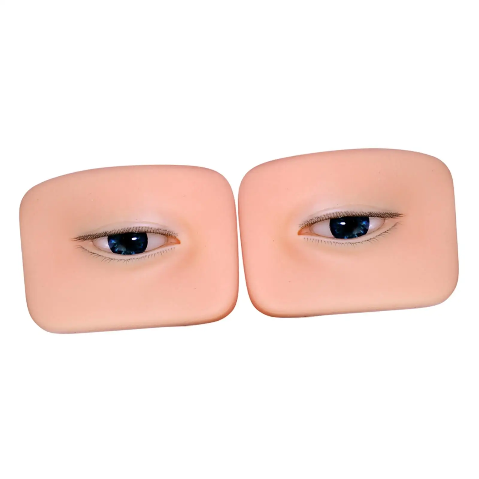 Soft Artificial Practice Skin Training Eyelash Model 3D Silicone Mannequin for Lash Extension Tools Beginners