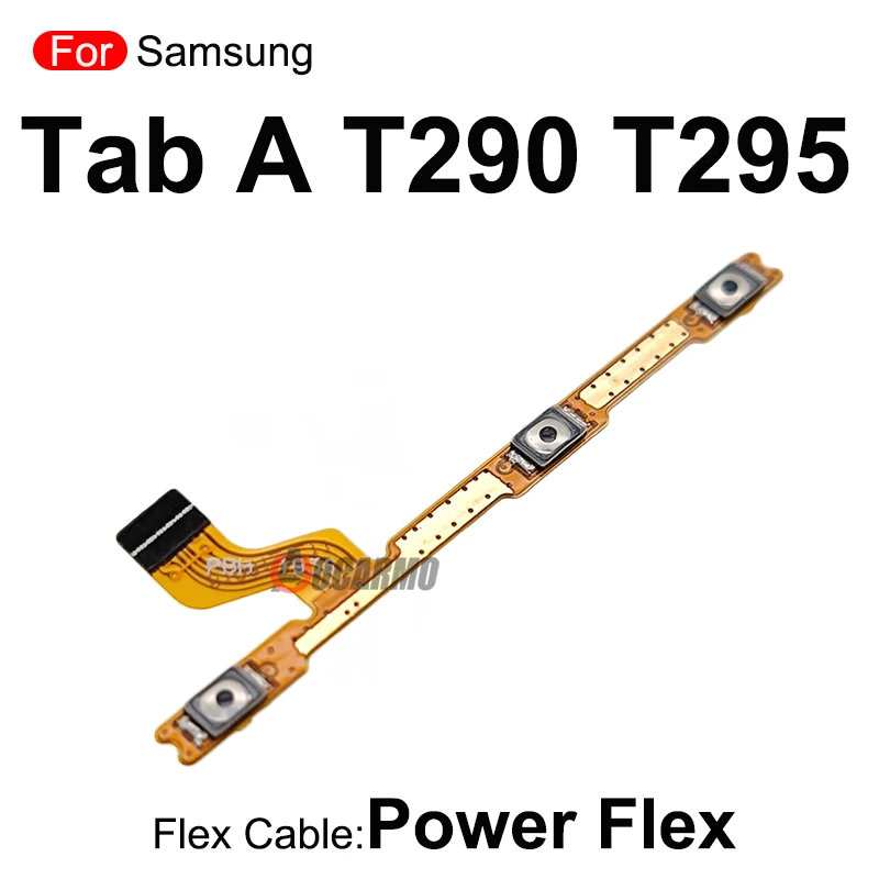 삼성 갤럭시 탭 A 8.0 인치 sm-t290 T295 용 볼륨 버튼 사이드 키 플렉스 케이블 교체 부품