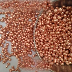 Pure 99.9% Copper Grain Granules Metal Cu For Jewelry Casting Plating Anodes