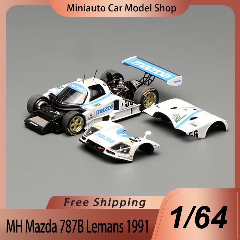 

New In Stock Motorhelix 1:64 Mazda 787b #56 Alloy Miniature Diecast Model 1991 Lemans Champion Team Coolcarshow Car Model Toys
