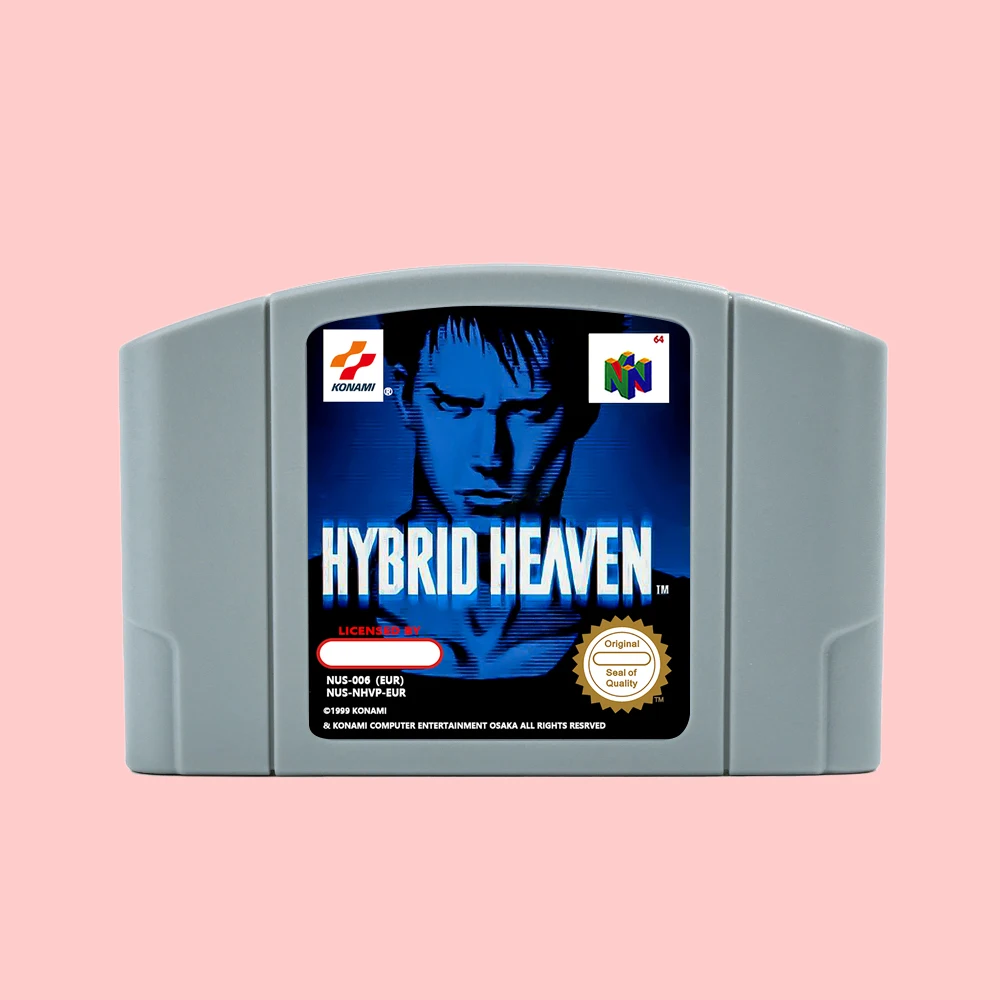 Hybrid Heaven Game Cartridge For N64 EUR PAL Retro 64 Bit Game Consoles