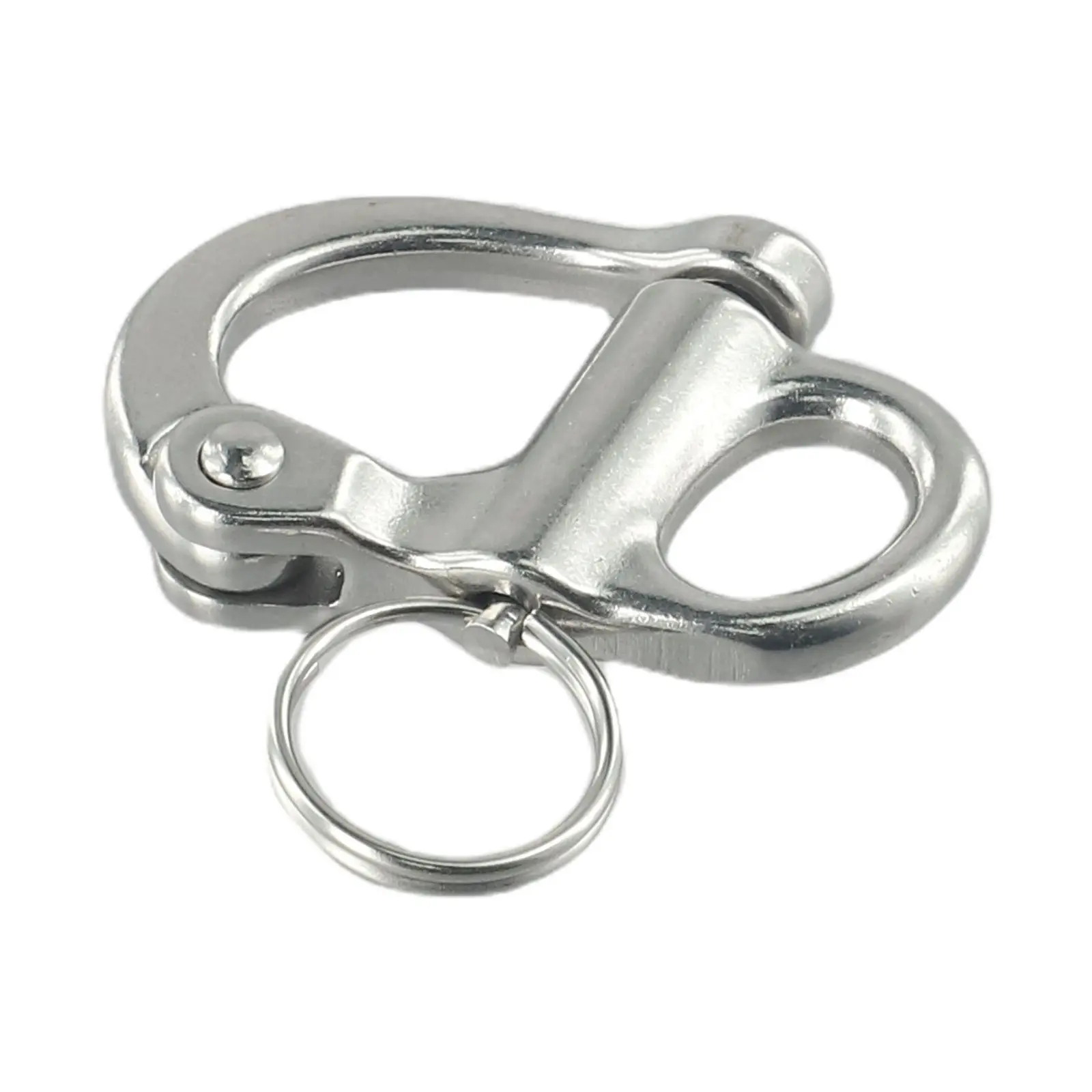 Stainless Quick-Release Boat Anchor Chain Eye Shackle Swivel Hook Snap Marine 52mm For A Large Variety Applications Accessory