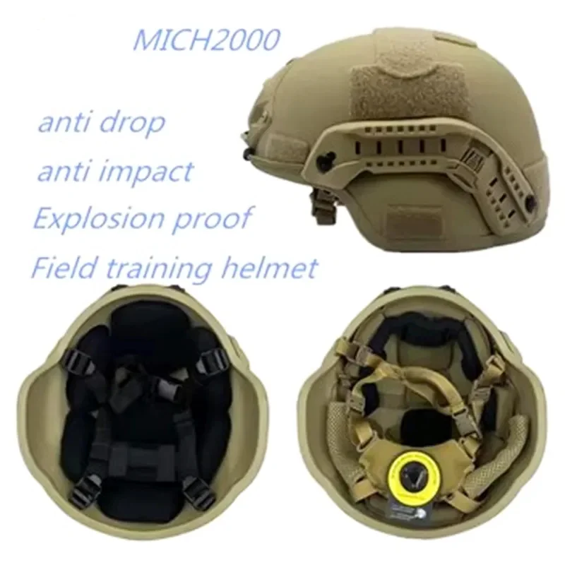 casco-protettivo-tattico-fodera-con-sistema-di-sospensione-wendy-guida-laterale-drill-da-campo-allenamento-per-missioni-modello-mich-a-taglio-basso