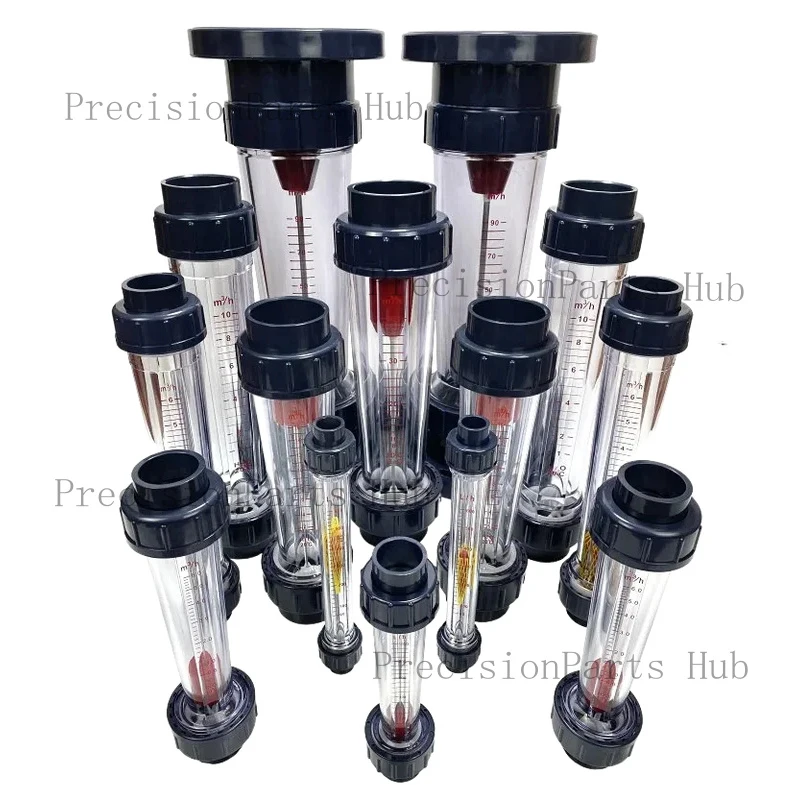 Plastic Tube Rotor LZS-15/25/32/50/65 / Float Liquid Water Flow Meter Pipeline Type