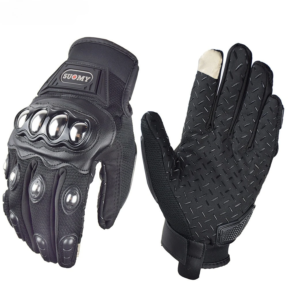 

New Summer Riding Gloves Motorcycle Gloves Stainless Steel Anti Fall Protective Gear Outdoor Cycling for Motorcycle Scooter