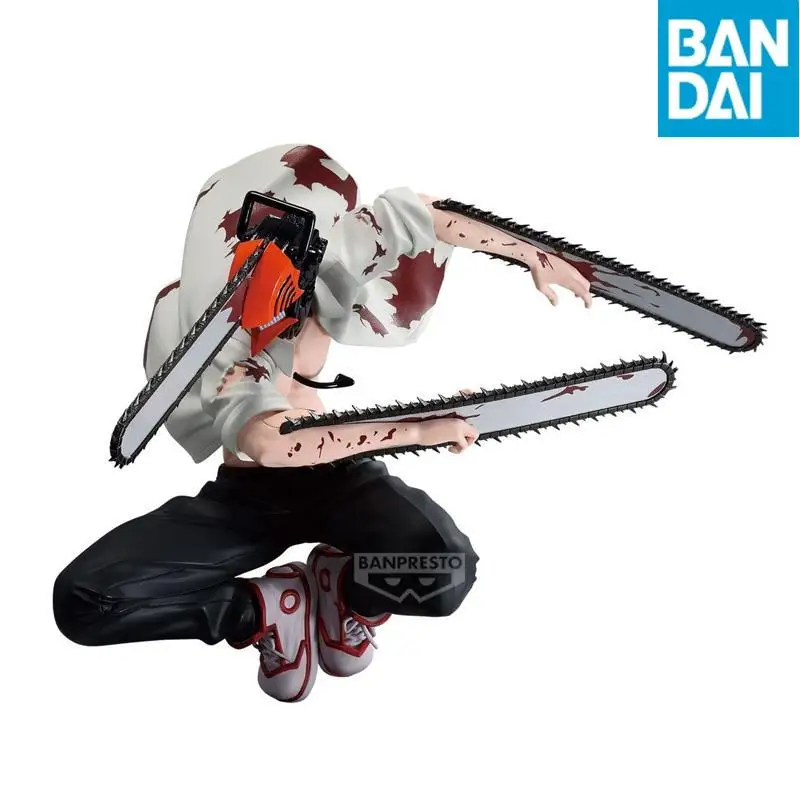 

В наличии оригинальный Bandai Banpresto бензопила человек Denji вибрационные звезды-бензопила человек ПВХ 11 см аниме модель персонажа игрушки подарки