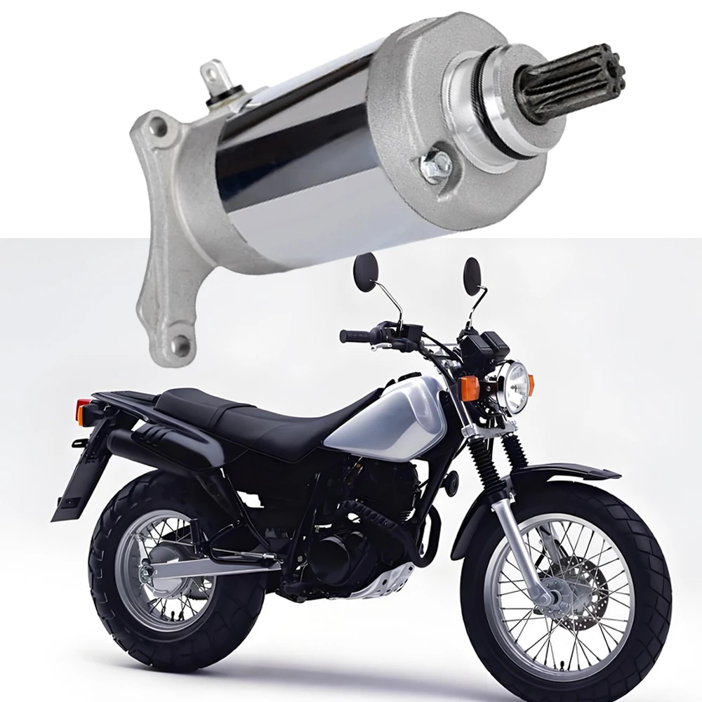 

9 Teeth Starter Motor for TW125 TW200 Trailway 200 XT225 Serow TT-R225 ST225 Bronco TTR230 3AW-81800-01 4JG-81890-00