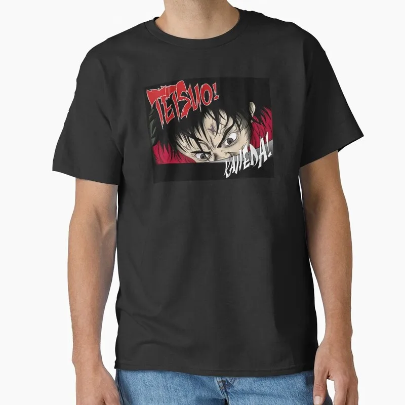 Akira Cyberpunk City Explosion Gift T‑Shirt Katsuhiro Otomo Retro Manga Shotaro Kaneda Neo‑Tokyo Anime Print Short Sleeve Tops