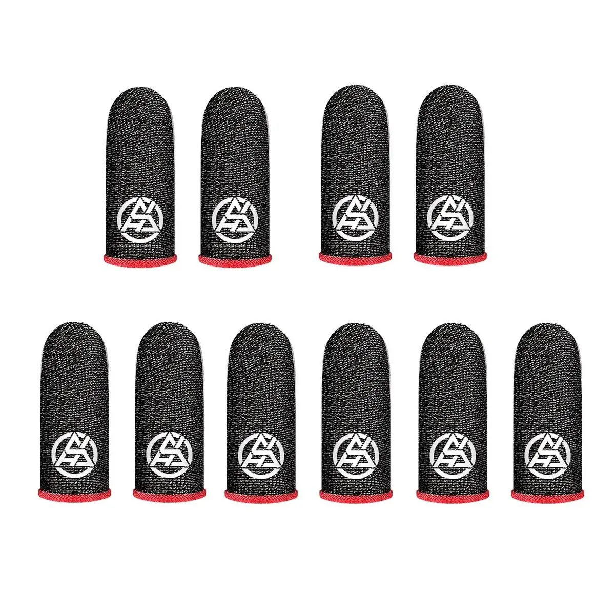5 Paar Gaming-Fingerhüllen, schweißfest, für PUBG-Gamer, mobile Fingerhandschuhe, atmungsaktive Gaming-Fingerhüllen, Daumenprotektoren für Gamer – Detail 2