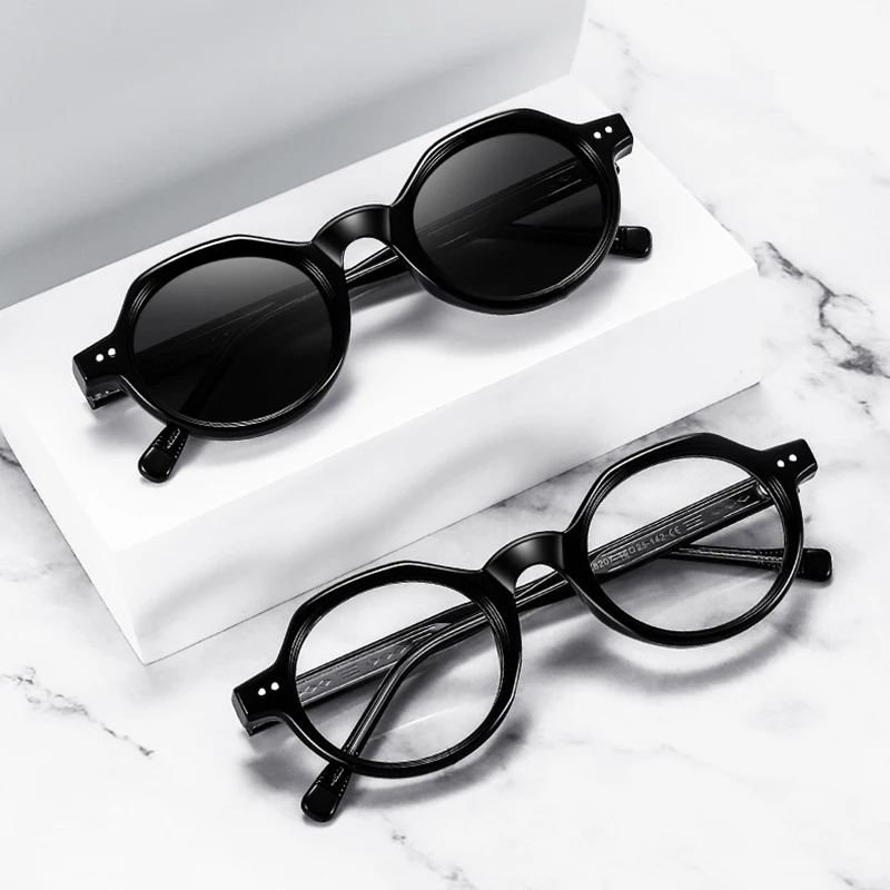 SHAUNA Retro Oval Women Luxury Sunglasses Fashion Rivets Men Trending Punk Dark Green Sun Glasses Shades UV400