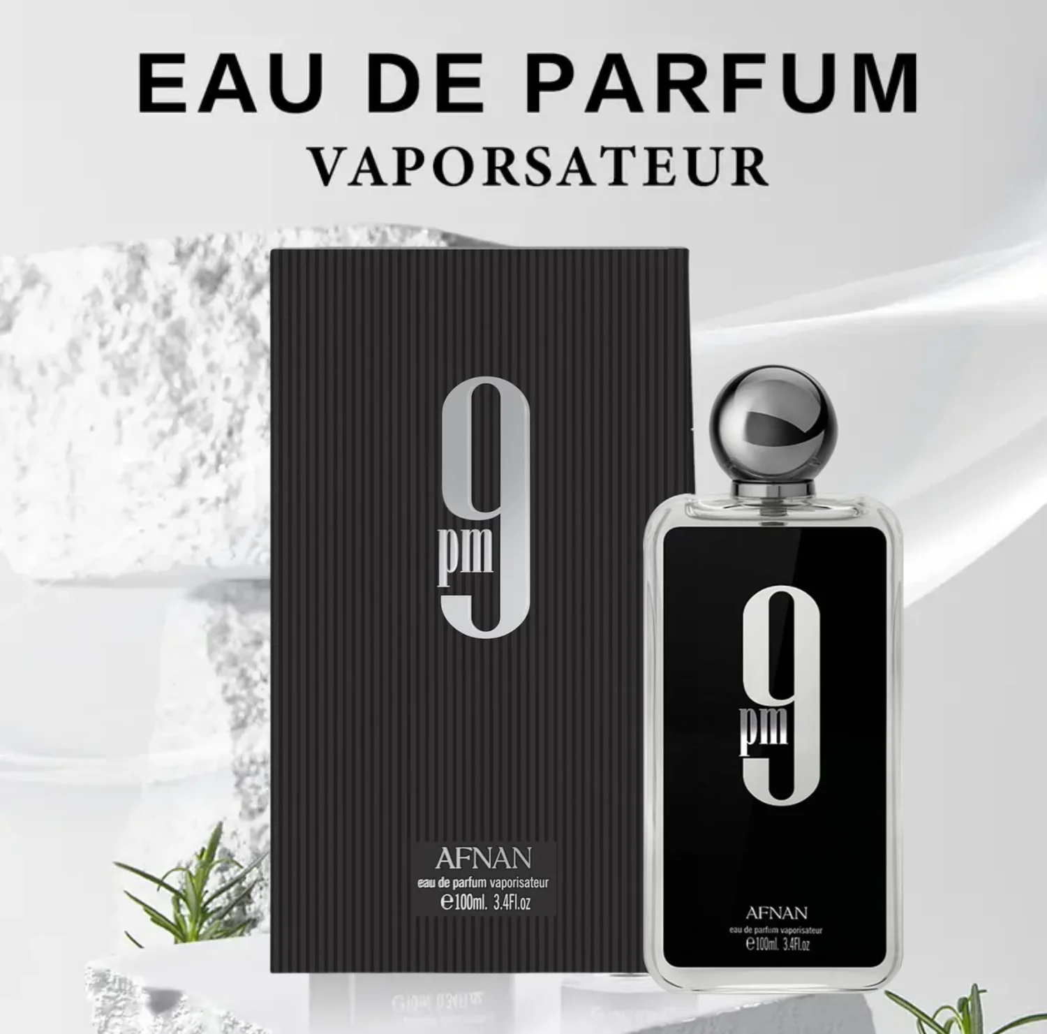 Afnan 9PM رذاذ كولونيا للرجال 100 مللي عطر كولونيا للرجال ملابس السفر رذاذ عطر عالي الجودة هدية عطر طويل الأمد