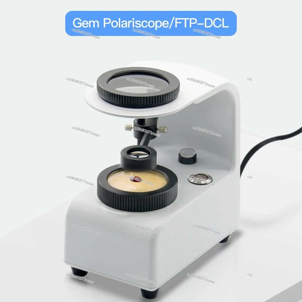 طاولة محمولة بمصادر الضوء المزدوجة جوهرة Polariscope FTP-DCL مع Conoscope