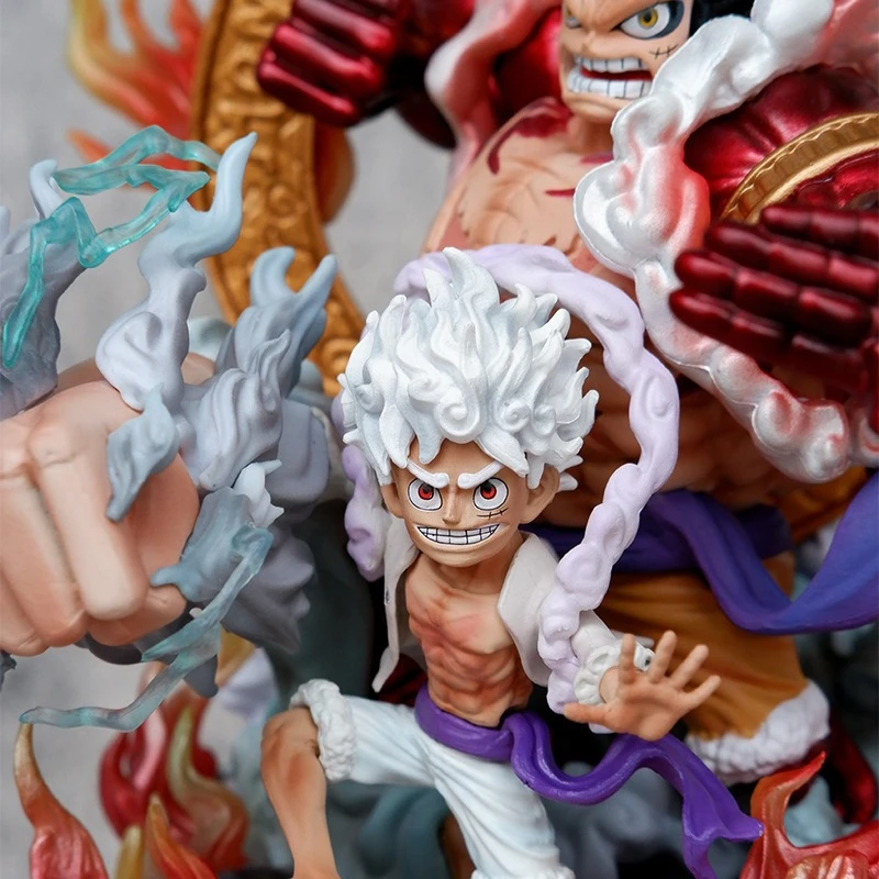 23cm nova uma peça anime figura engrenagem terceira macaco d. Luffy periférico pvc modelo estátua decoração de mesa ornamentos presentes brinquedos