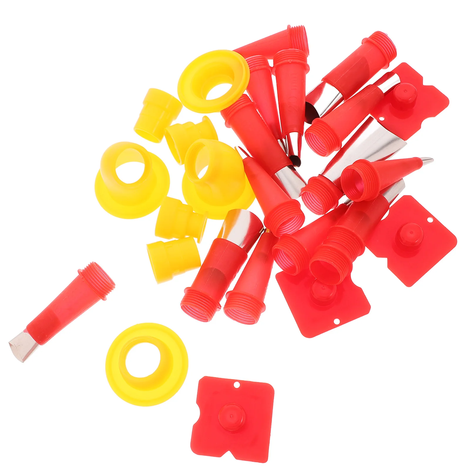 

1Set Caulking Nozzle Durable Rubber Plastic Detachable Base Easy Replace Caulk Extension Nozzle Glass Caulking Tool Kit