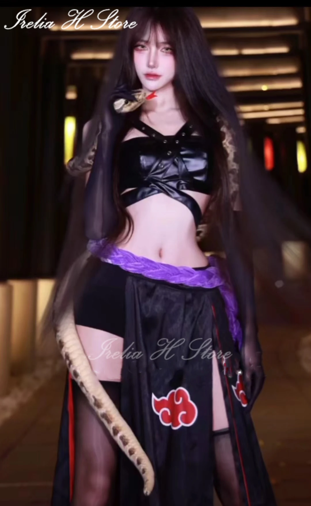 Irelia H Store Orochimaru Cosplay Costume Female version Anime Sexy dress female