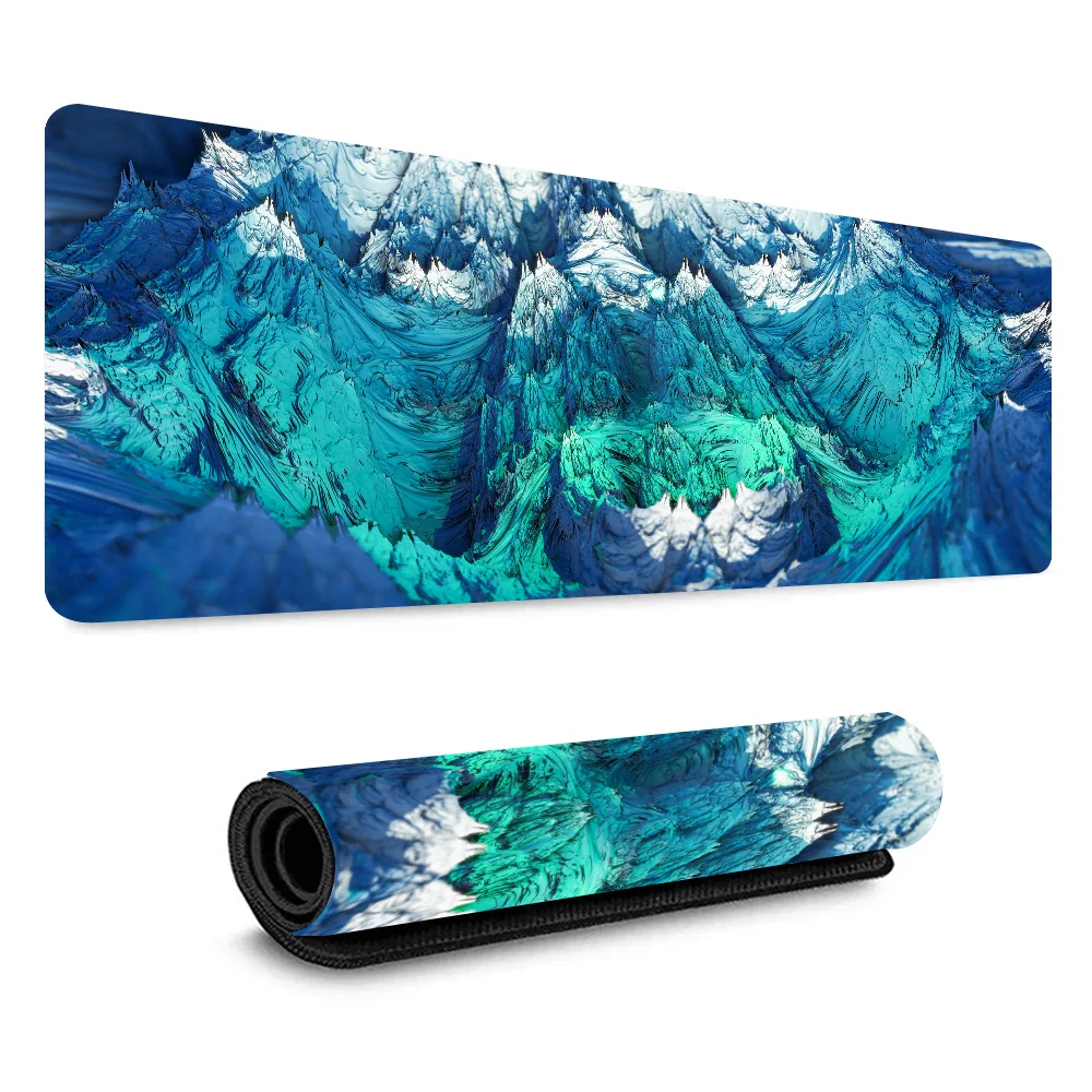 

Snow Mountain Scenery Mouse Pad Gamer Custom New Mousepad XXL 900x400 MousePads Carpet Office Computer Table Mat Mice Pad