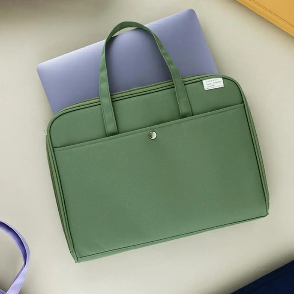 

Laptop Sleeve Portable Zipper Closure Large Space Student Laptop Protective Pouch Computer Accessories