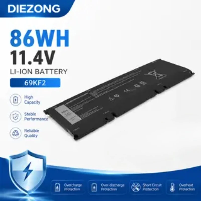 Bateria for Dell Alienware, 69KF2, 8FCTC, 70N2F, Dell Alienware M15 M17 R3 XPS 15 9500 G7 7500 Precisão 5550 P100F P45E