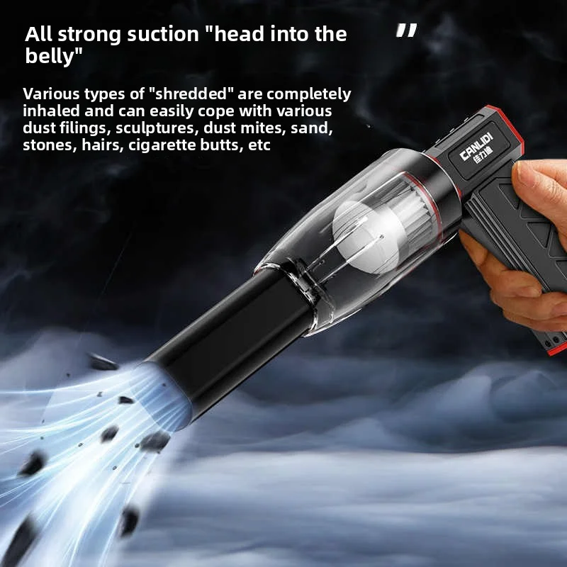 900000RPM Violent Dust Fan Compressed Air Duster 350g Wind Pressure High Power Turbo Fan 6-Speed Adjustable Turbo Jet Blower