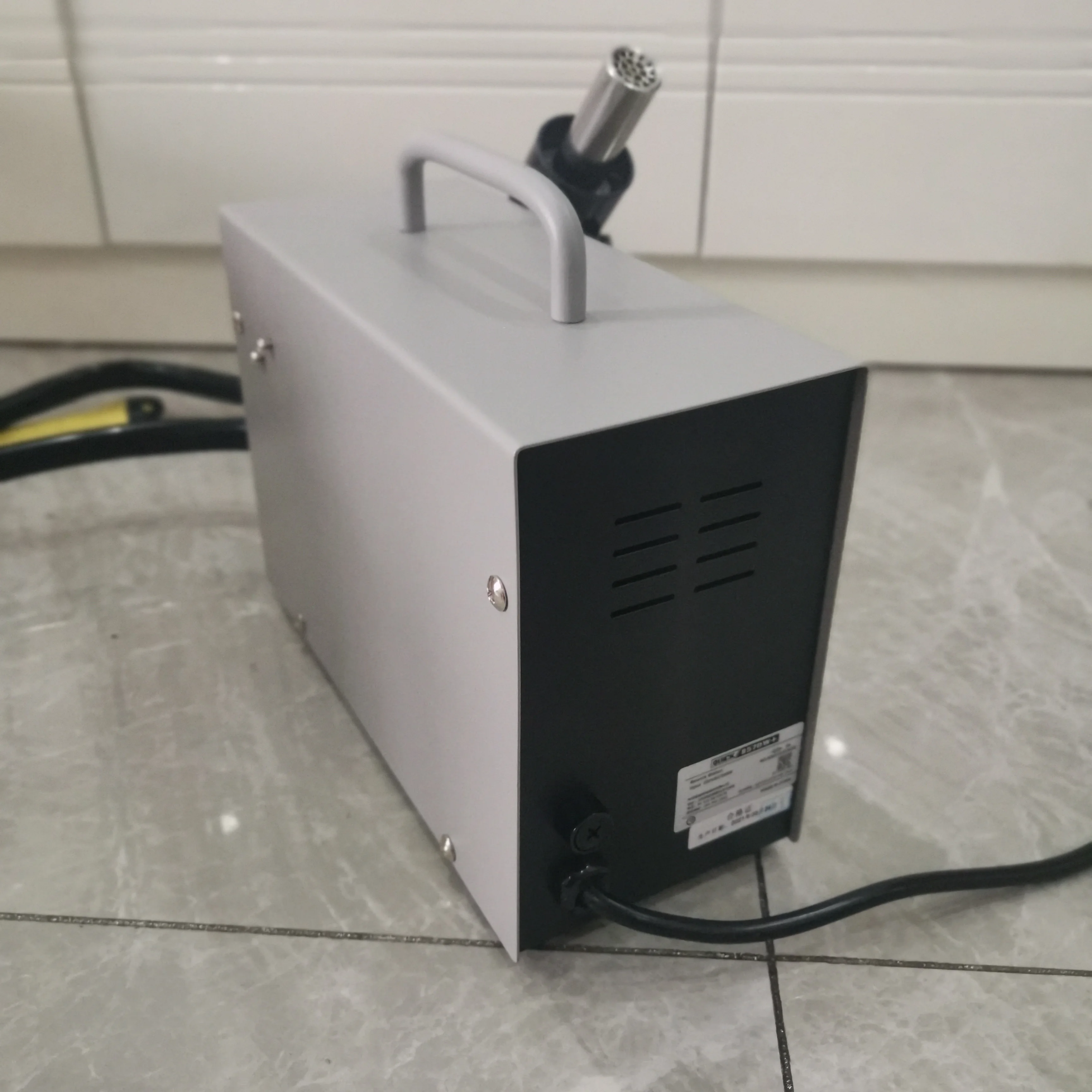 سريع 857DW + 580W قابل للتعديل الهواء الساخن الحرارة بندقية SMD محطة إعادة العمل لحام