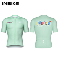 INBIKE Men's Short Sleeve Cycling Jerseys Summer 2025 New MTB Top with Pocket Mountain Road Bike Quick-drying Bike Clothing