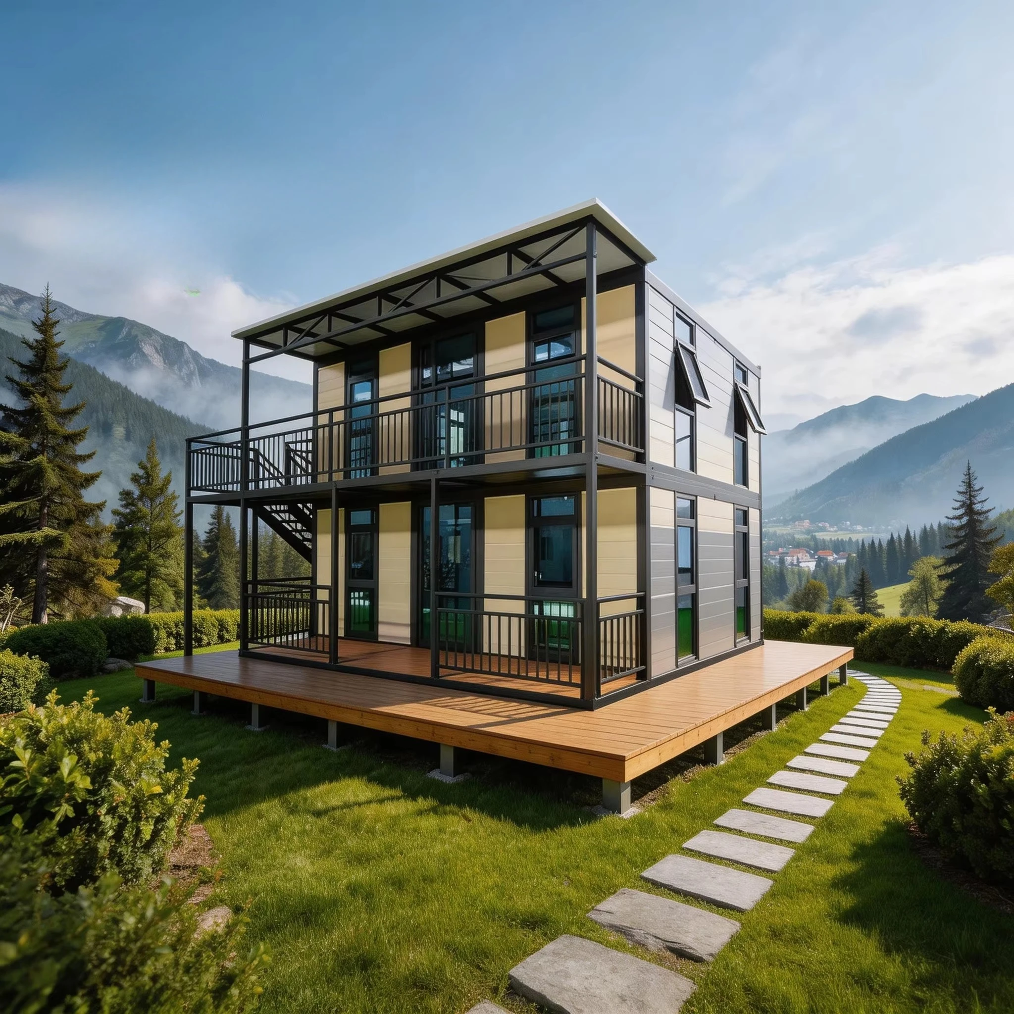 Custom Prefab Modular Container House Modern Breathable Living Apartment Home Office 3 Year Warranty China Casa Contenedor
