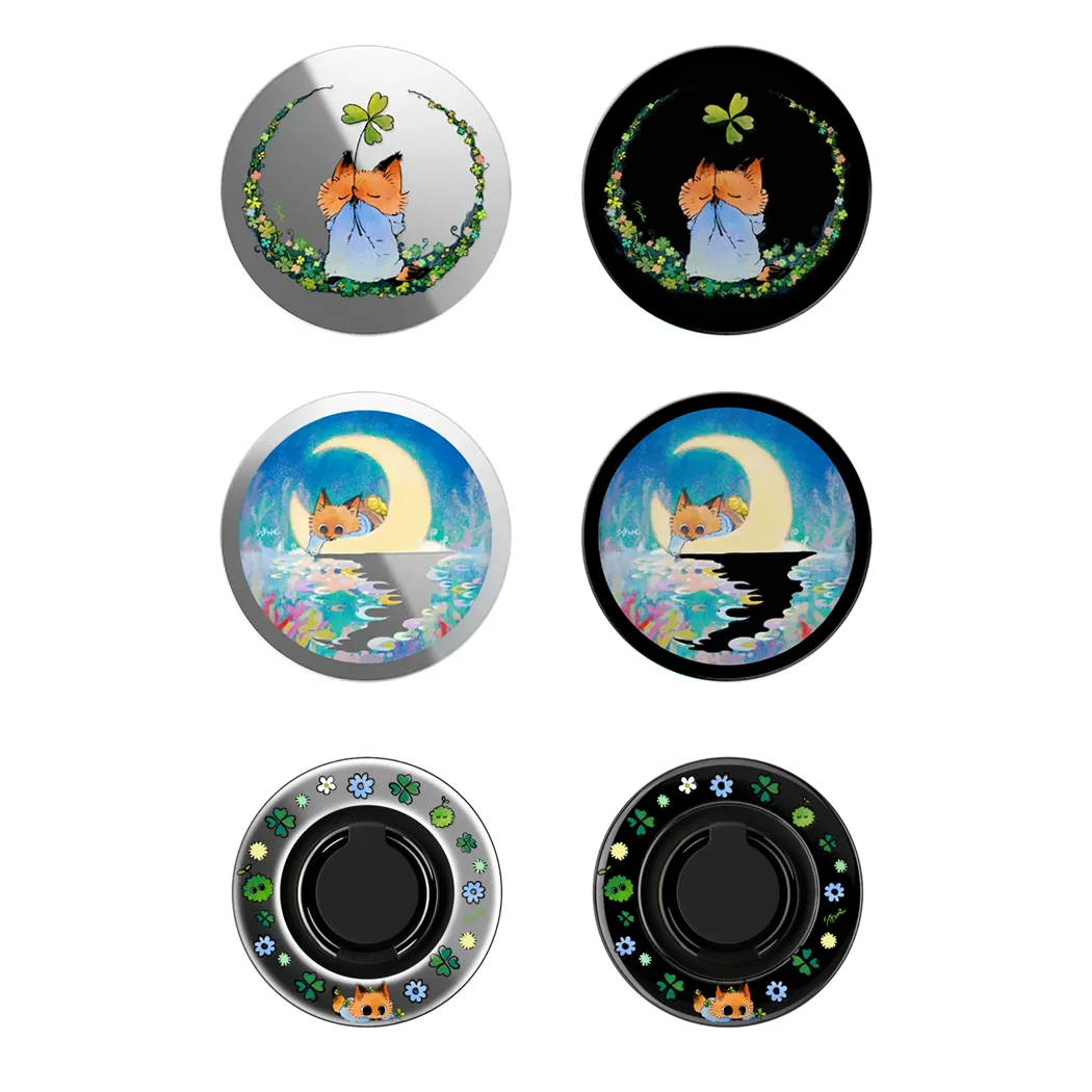 

Cute Fox Magnetic Folding Phone Stand for IPhone Holder Mount Support for Samsung Galaxy