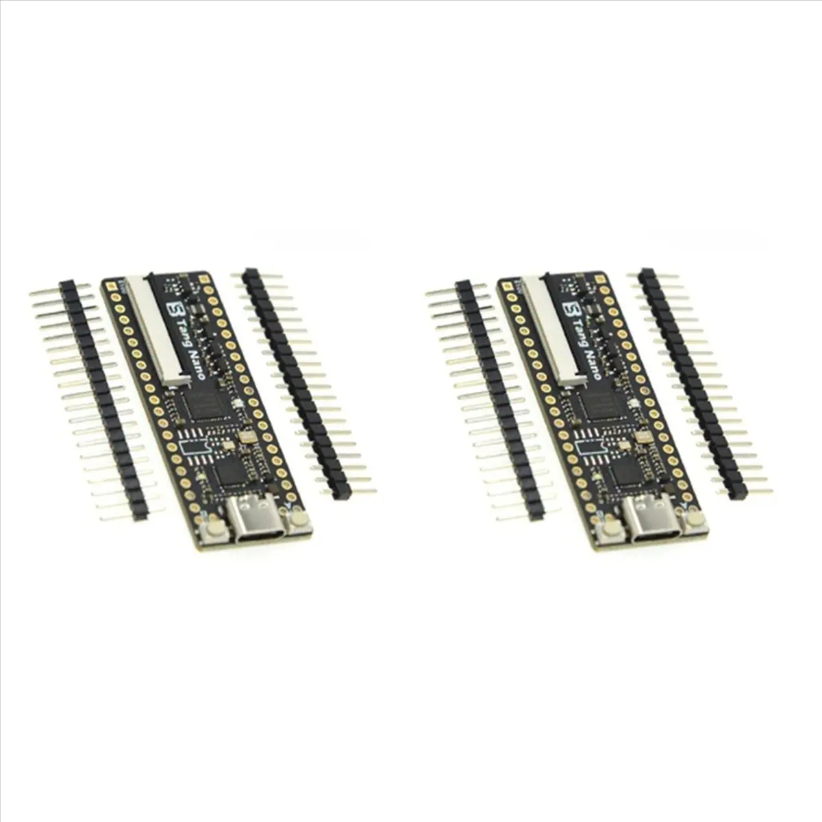 

[ABDH] 2Pcs Tang Nano Minimalist FPGA Development Board Straight Insert Breadboard Tang Nano 1K Development Board