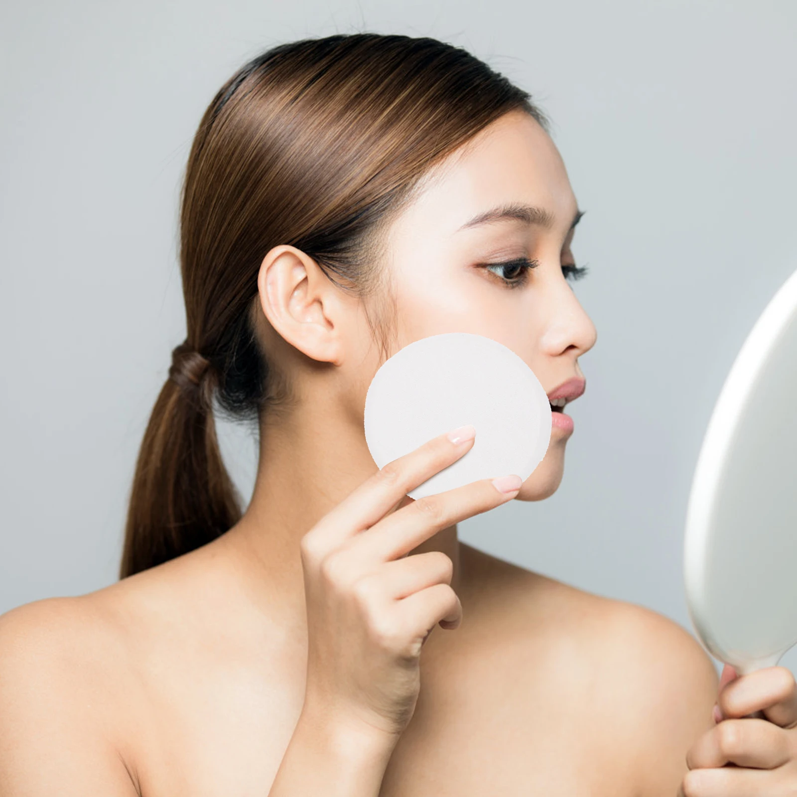 

10pcs Reusable Cleansing Cotton Pack Reusable Face Pads Rounds Washable Makeup Pad Remover Washable Round Soft