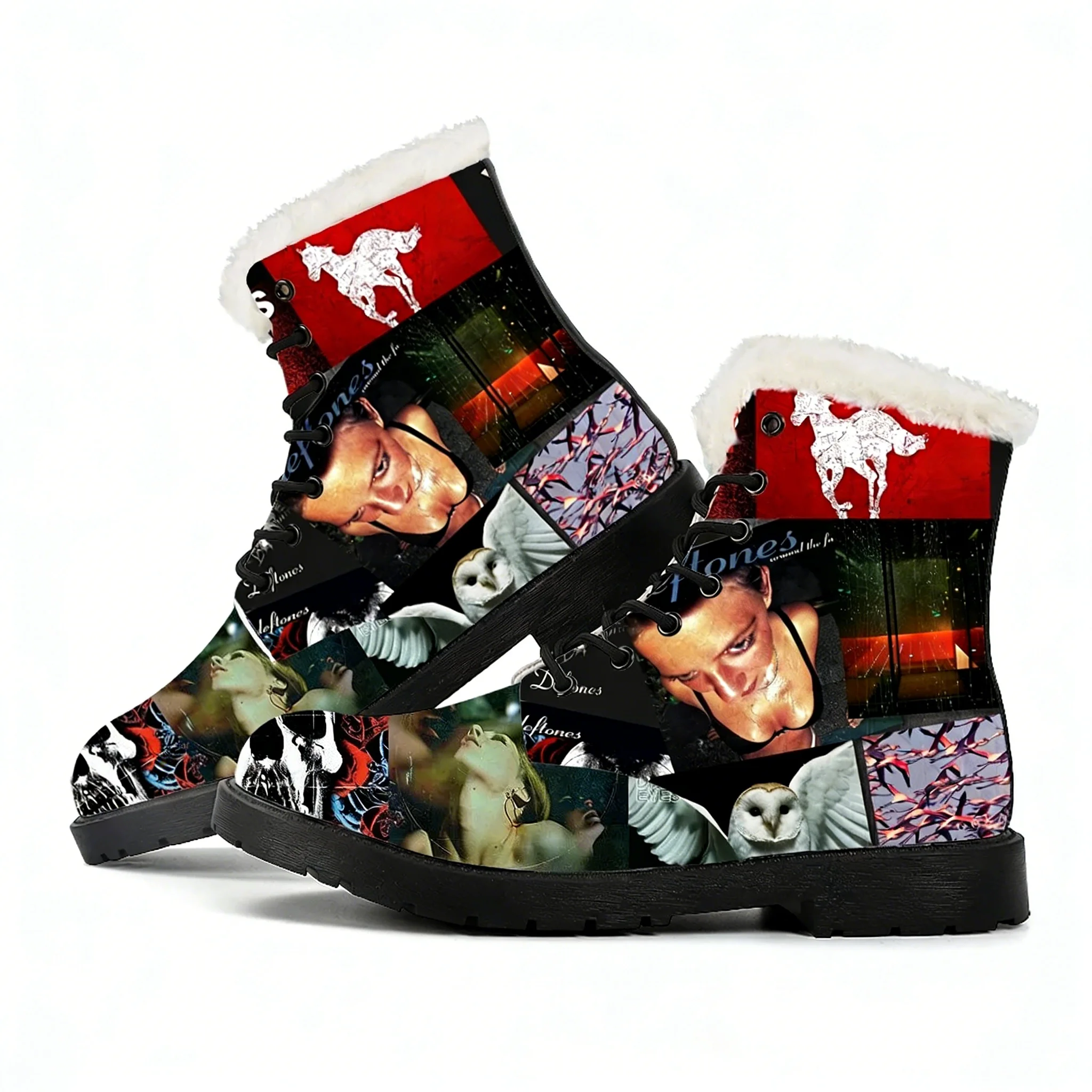 

Плюшевые ботинки Deftones Metal Rock Band для мужчин, женщин и подростков, уличные водонепроницаемые повседневные ботинки, легкие, с возможностью индивидуальной настройки.