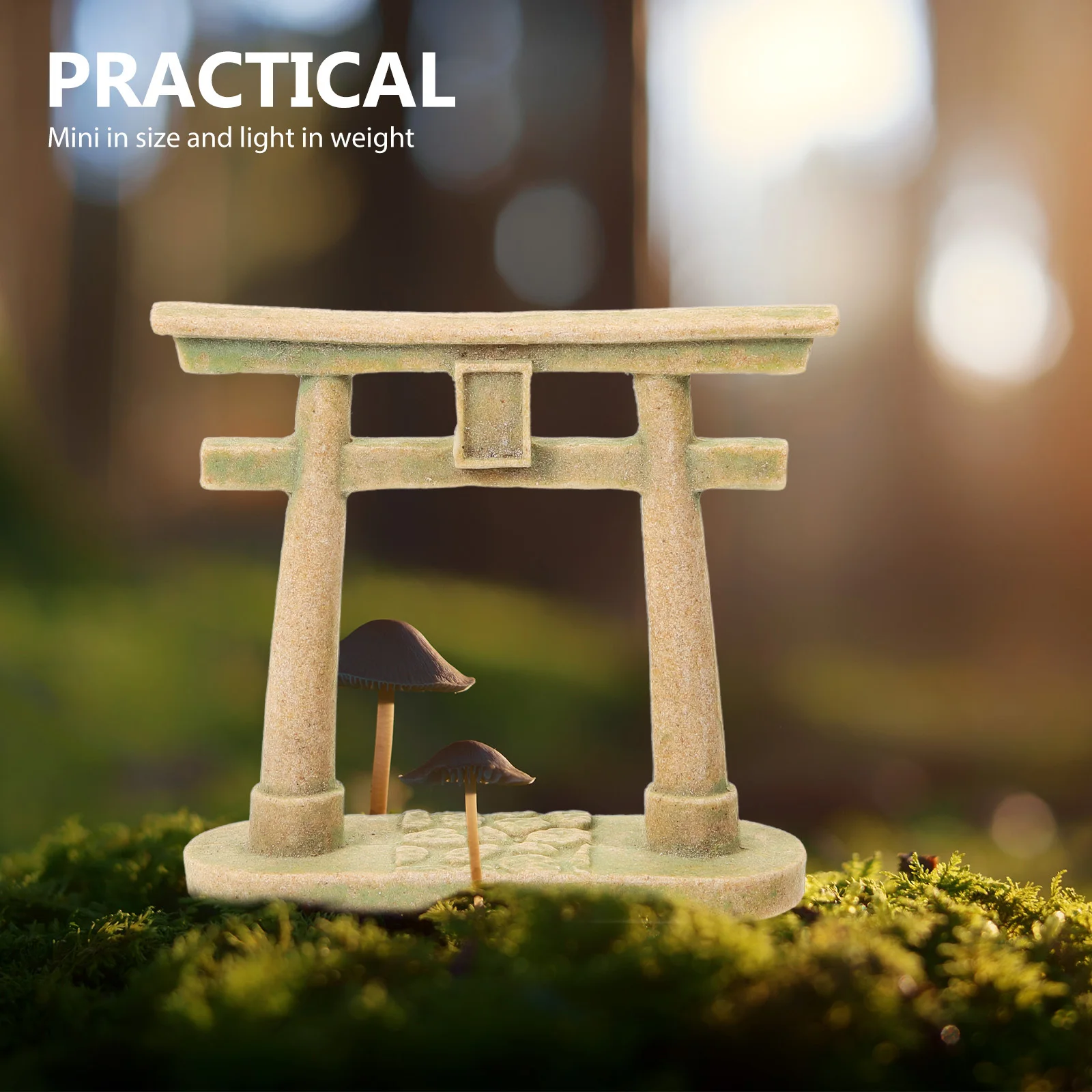 

Ornaments Japanese Miniatures Decors Gate Decorations for Garden Micro Landscape