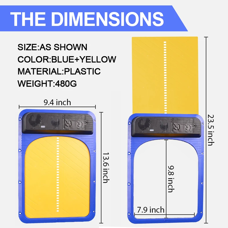 Poultry House Door Motor Kit Weather Resistance Waterproof Plastic High-quality Garden Supplies Electric Chicken Coop Door