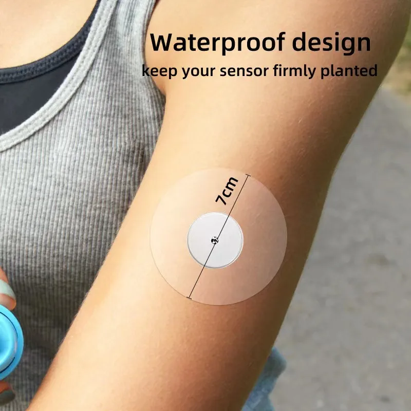 Patch sensor Linx perekat tahan air untuk penutup sensor Freestyle Libre CGM, aksesoris Aidex x diabetes, stiker warna kulit