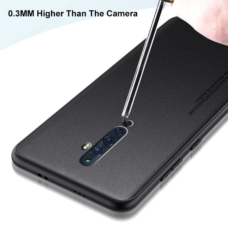 Luxury PU Leather Case For OPPO Reno 2 Z 2Z 2F Reno2 Cover Silicone Protection Phone Case For OPPO Reno 10X Zoom RenoZ Coque