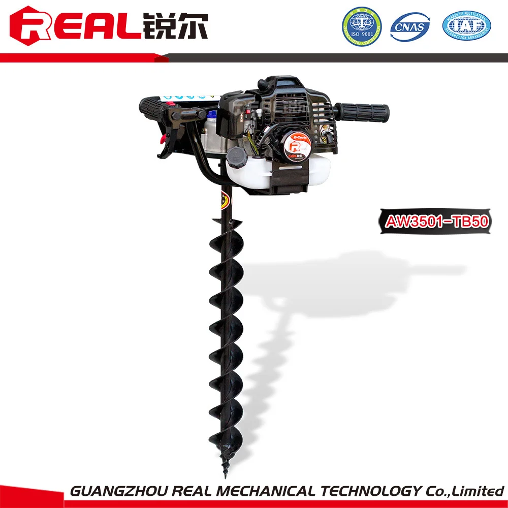 High Quality Hand Tree Planting Tools 2 Stroke Gasoline Earth Auger Hole Digger Machine