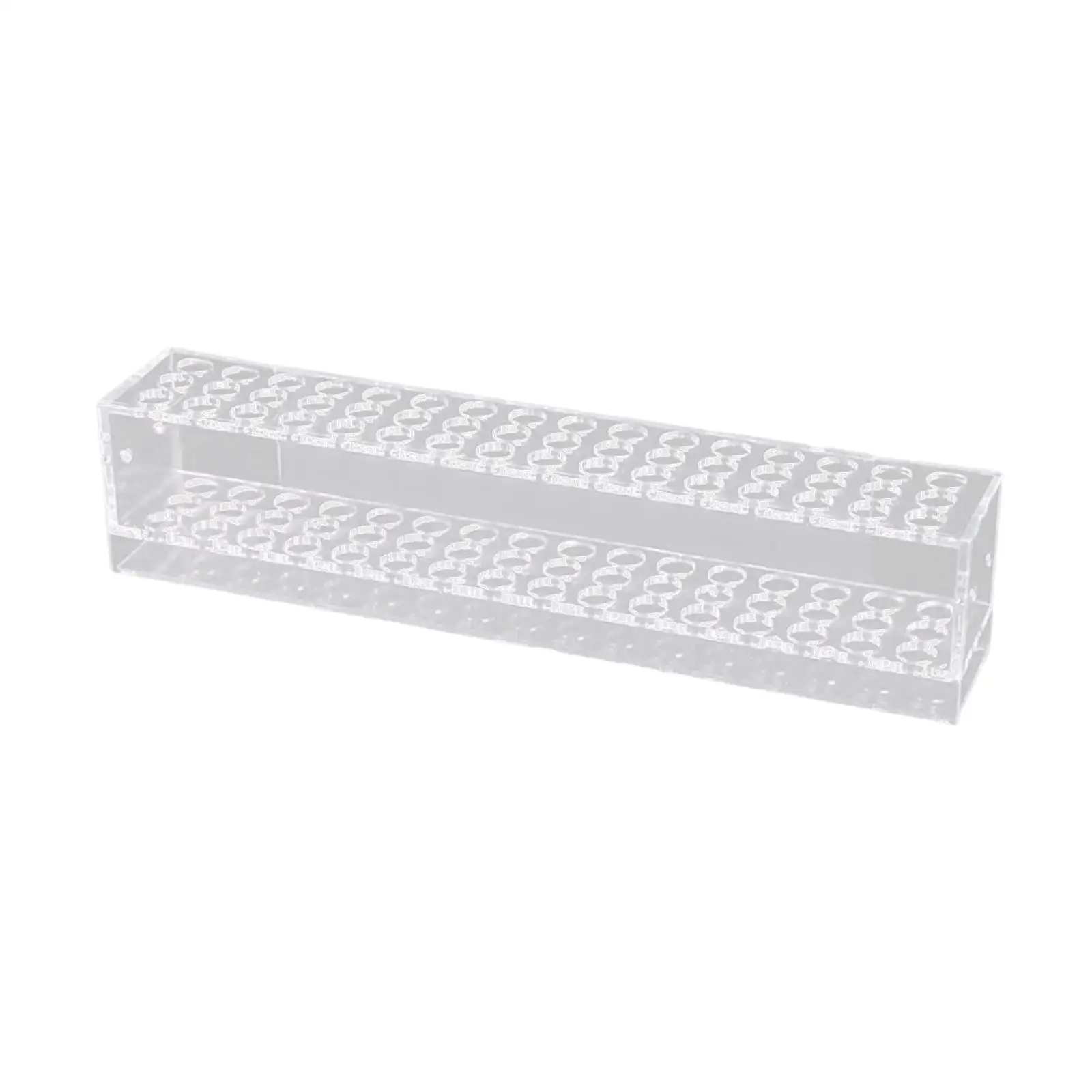 Transparent Pen Display Stand Multi Holes Acrylic Pencil Brush Holder for Desk Makeup Organizer Storage Rack